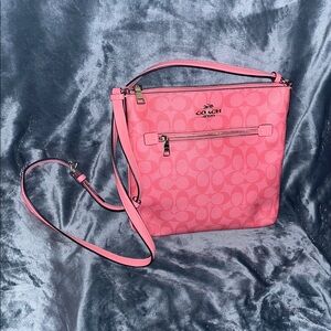 Coach Signature Pink Crossbody Bag